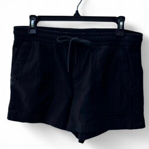 Athleta Black Athletic Shorts with Elastic Waistband